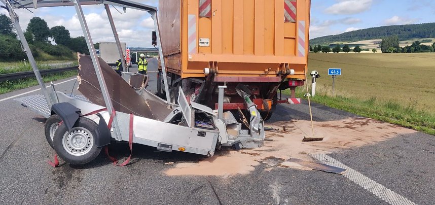 Schwerer Unfall auf der A38