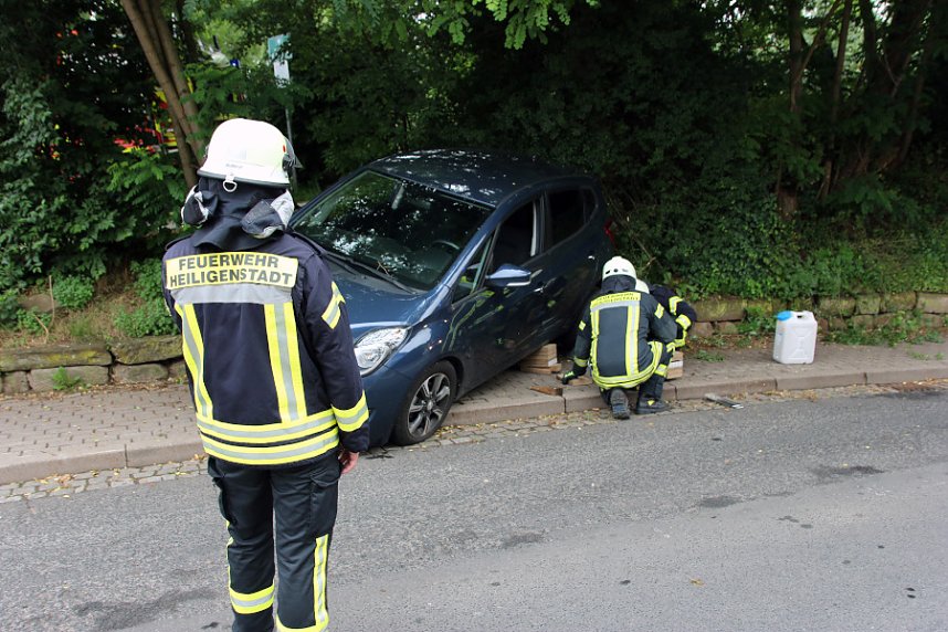Unfallstelle im Stadtgebiet 