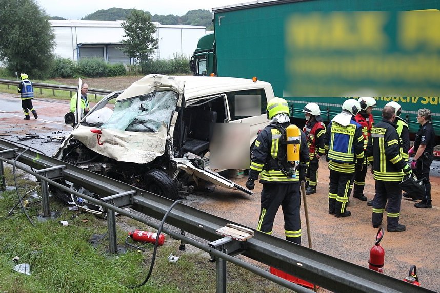 Schwerer Unfall bei Arenshausen