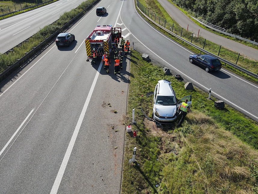 Unfall auf der A38
