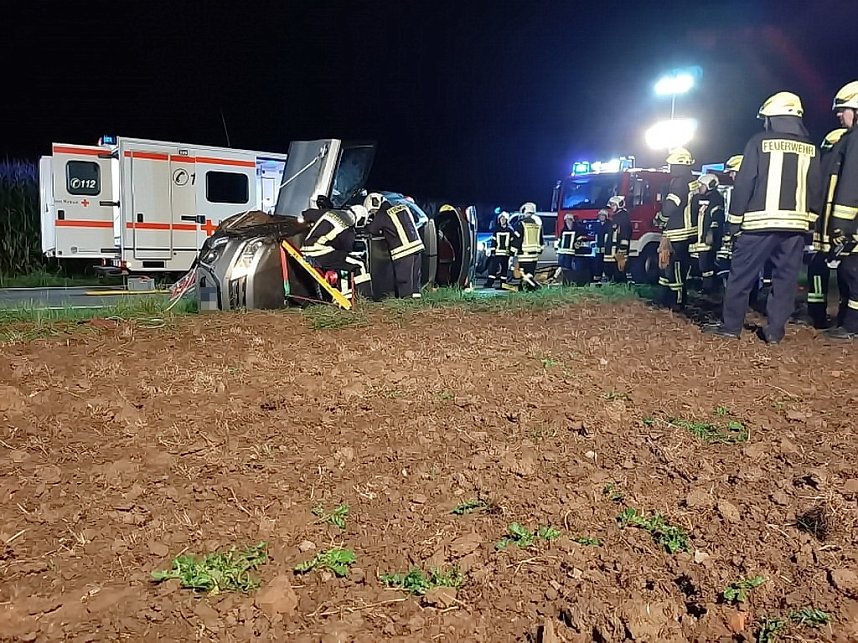 Schwerer Verkehrsunfall bei Gerbershausen