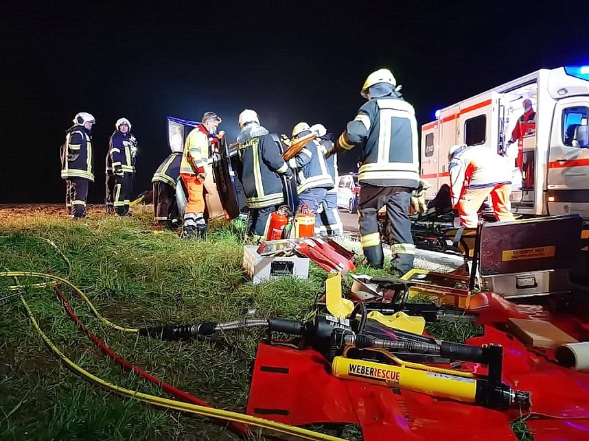 Schwerer Verkehrsunfall bei Gerbershausen