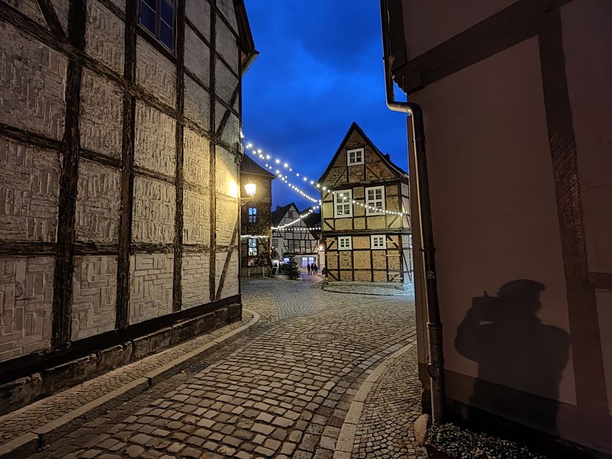 Auf dem Quedlinburger Weihnachtsmarkt