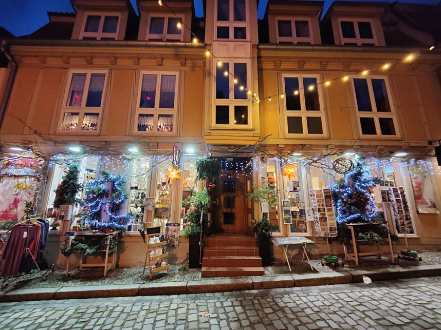 Auf dem Quedlinburger Weihnachtsmarkt