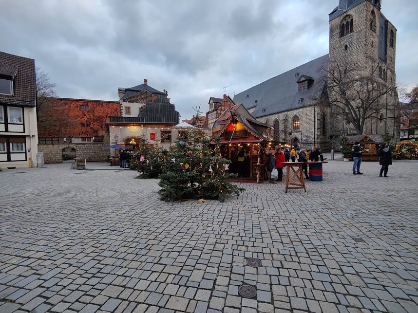 Auf dem Quedlinburger Weihnachtsmarkt