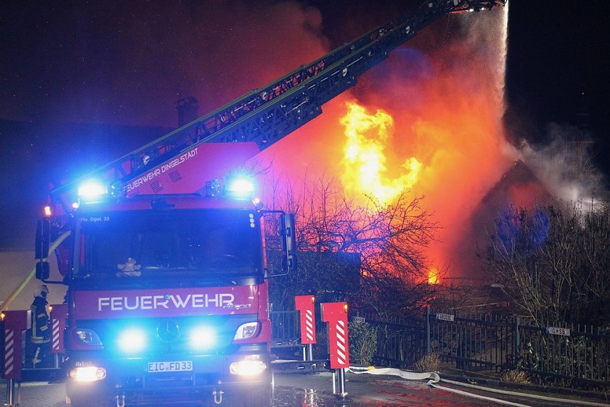 Gro&szlig;einsatz f&uuml;r die Feuerwehr in Kirchworbis