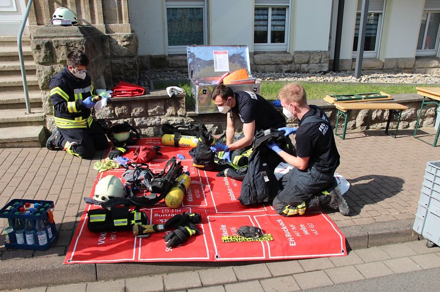 Brand in der Schillerstra&szlig;e