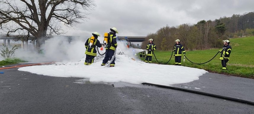 M&uuml;lbrand heute Vormittag