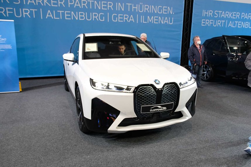 Peter Blei unterwegs auf der Erfurter Automobilmesse
