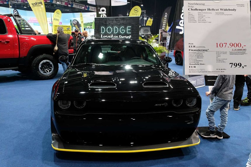 Peter Blei unterwegs auf der Erfurter Automobilmesse