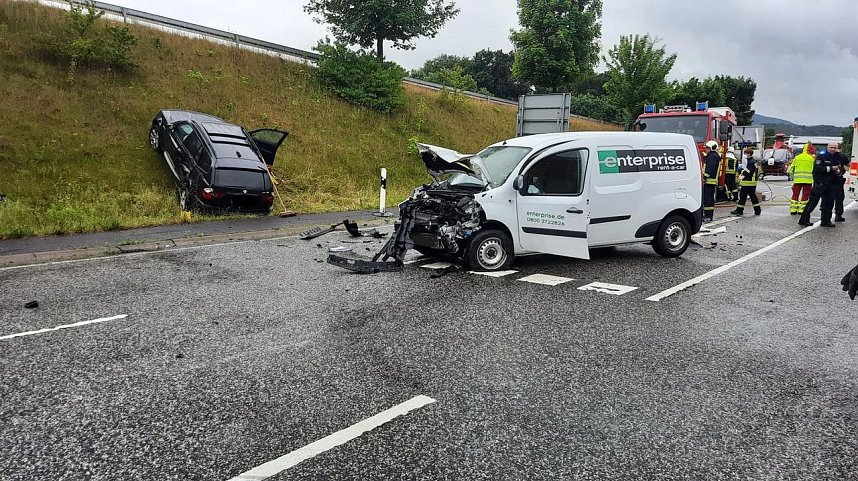 Verkehrsunfall bei Marth