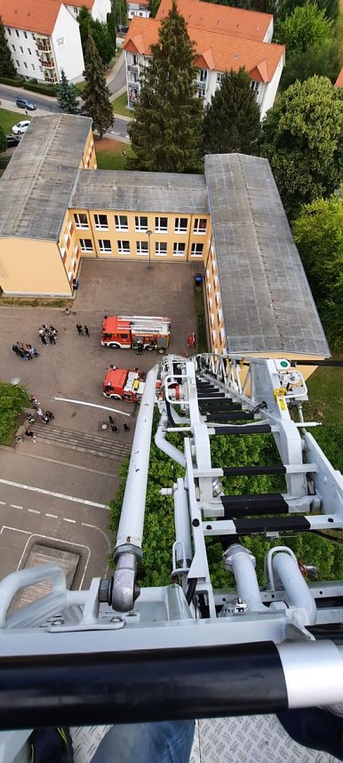 Feuriger Projekttag an der Leinefelder Regelschule  Konrad Hentrich