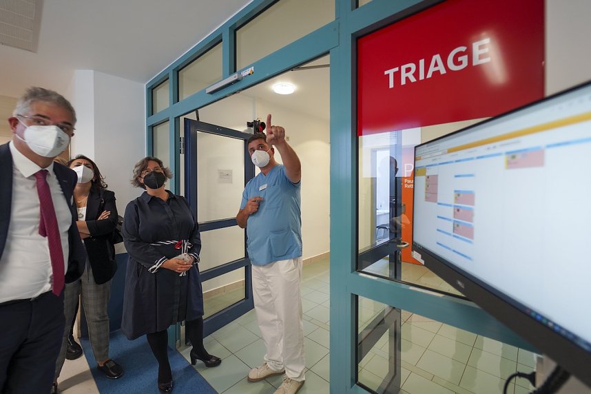 Er&ouml;ffnung der digitalisierten Notfallambulanz