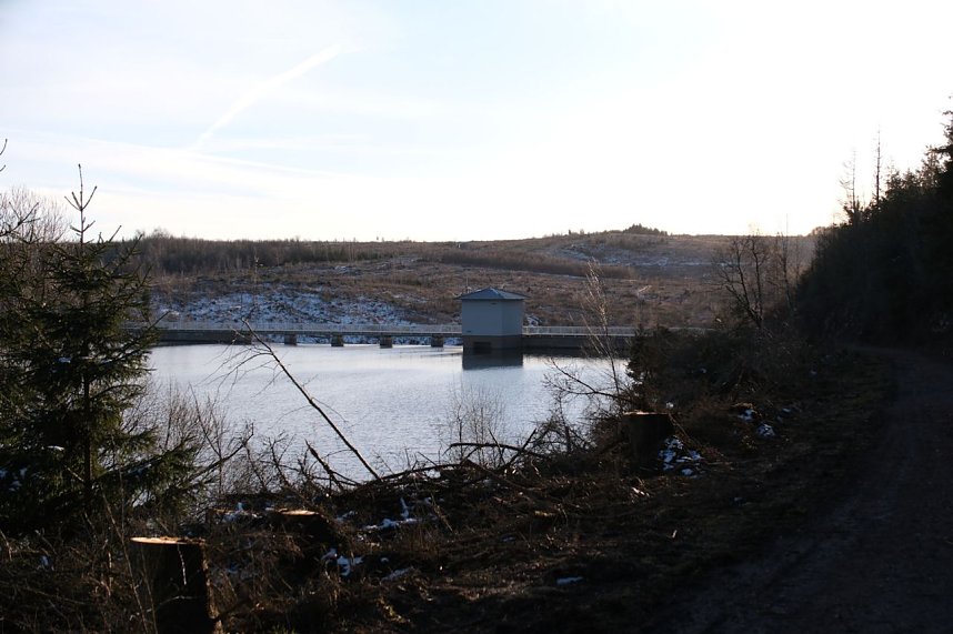 Peter Blei unterwegs an der Hasselvorsperre