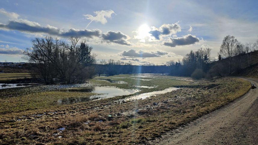 Peter Blei unterwegs an der Hasselvorsperre