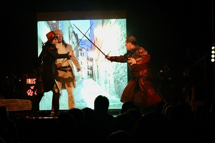 Rockthater "Faust n Roll" nach Goethe im Stocksen in Sondershausen