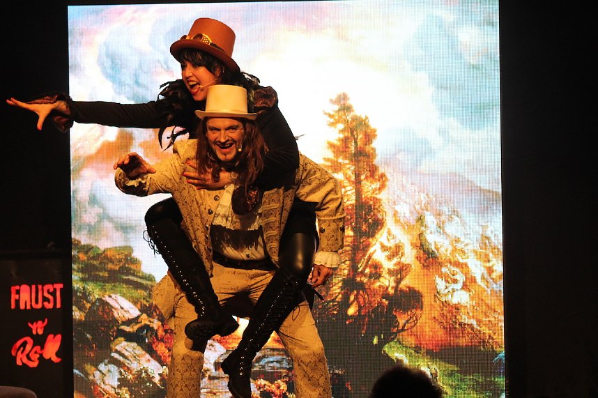 Rockthater "Faust n Roll" nach Goethe im Stocksen in Sondershausen