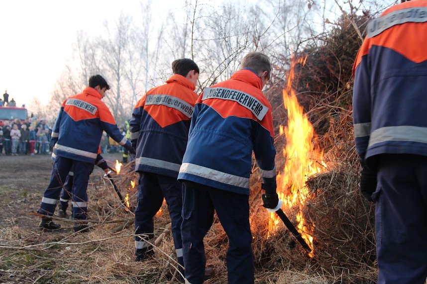 Osterfeuer in Heiligenstadt