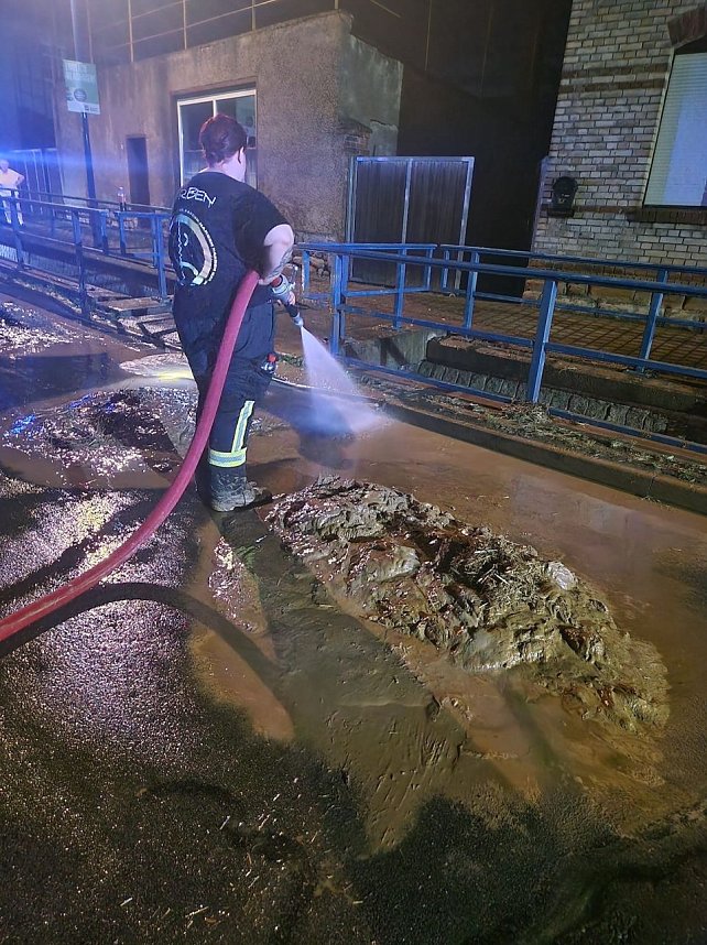 Sch&auml;den der Unwetter gestern und heute Morgen