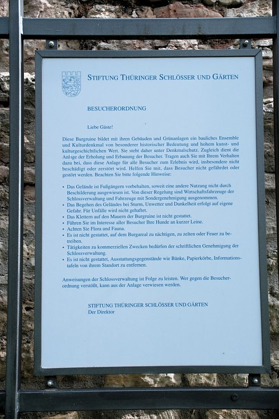 Peter Blei unterwegs auf der Sachsenburg