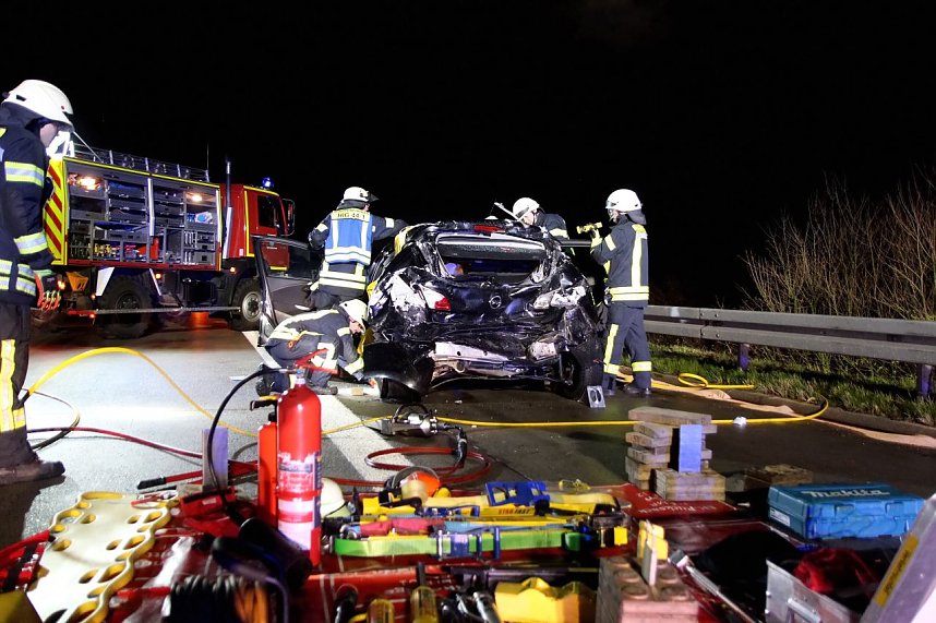 Unfall auf der A38