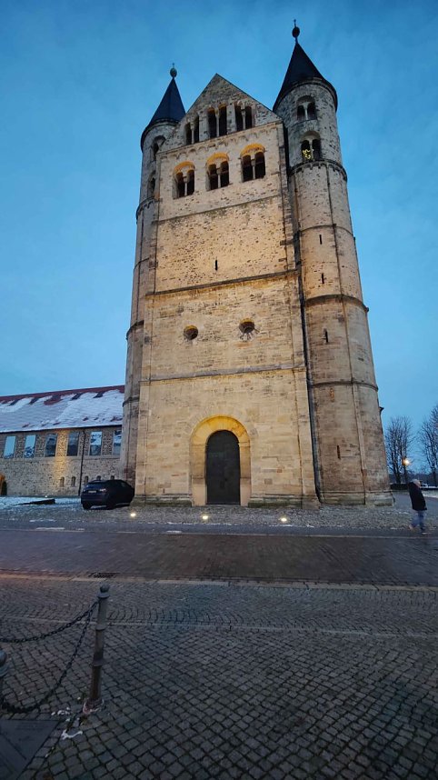 Peter Blei unterwegs in Magdeburg