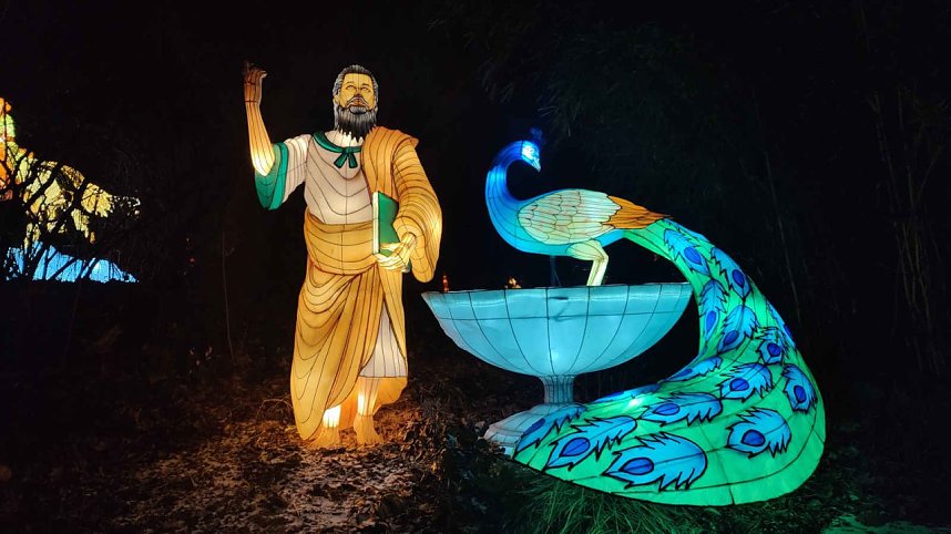 Peter Blei unterwegs in magischen Lichterwelten