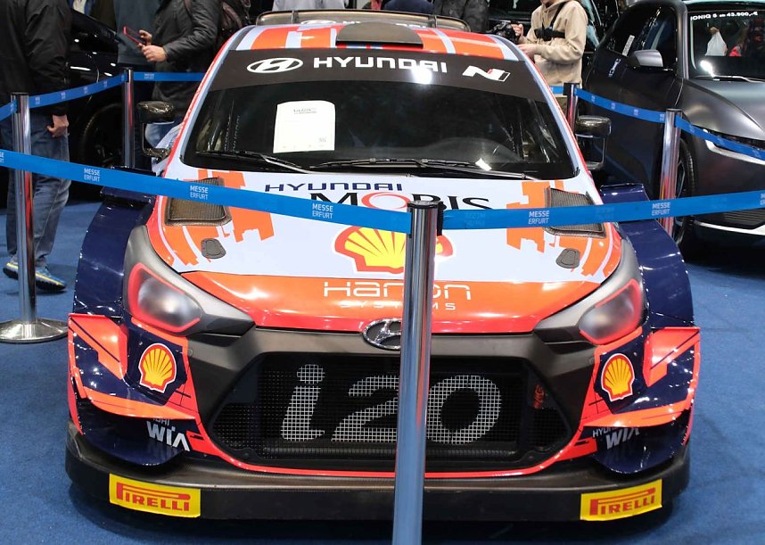 Peter Blei unterwegs auf der Automesse Erfurt