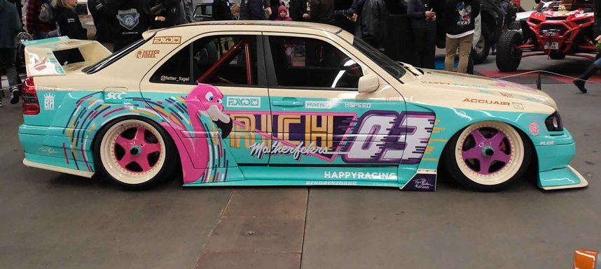 Peter Blei unterwegs auf der Automesse Erfurt