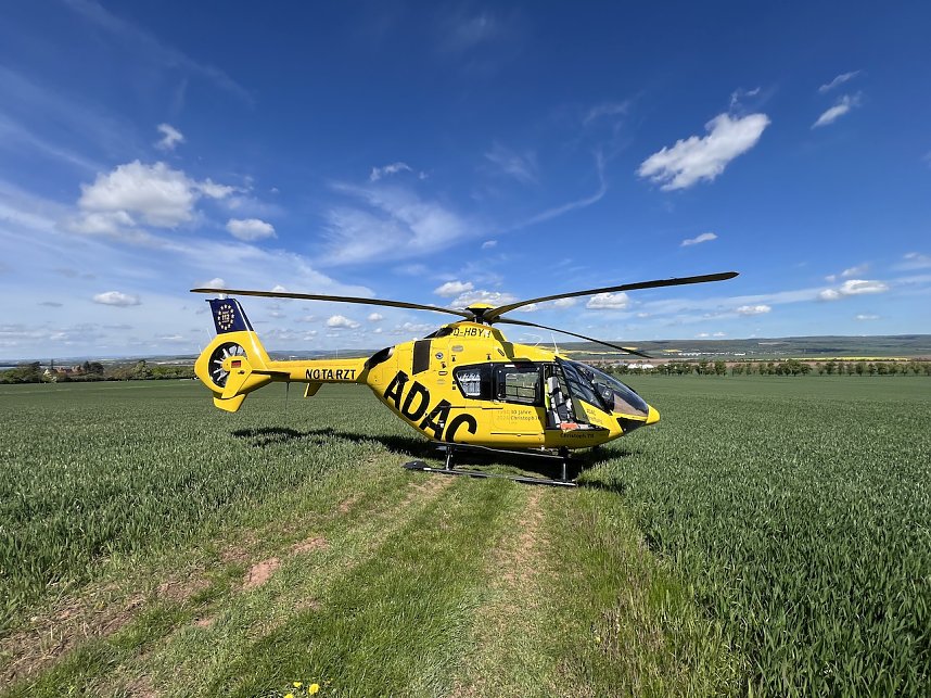 Schwerer Unfall am Kyffh&auml;user