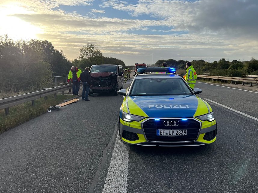 Unfall auf der A38