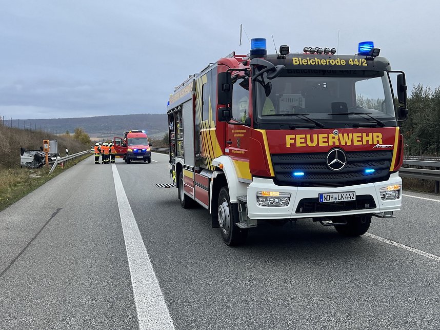 Unfall auf der A 38
