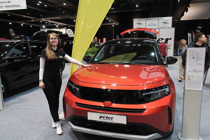 Peter Blei unterwegs auf der Automesse Erfurt