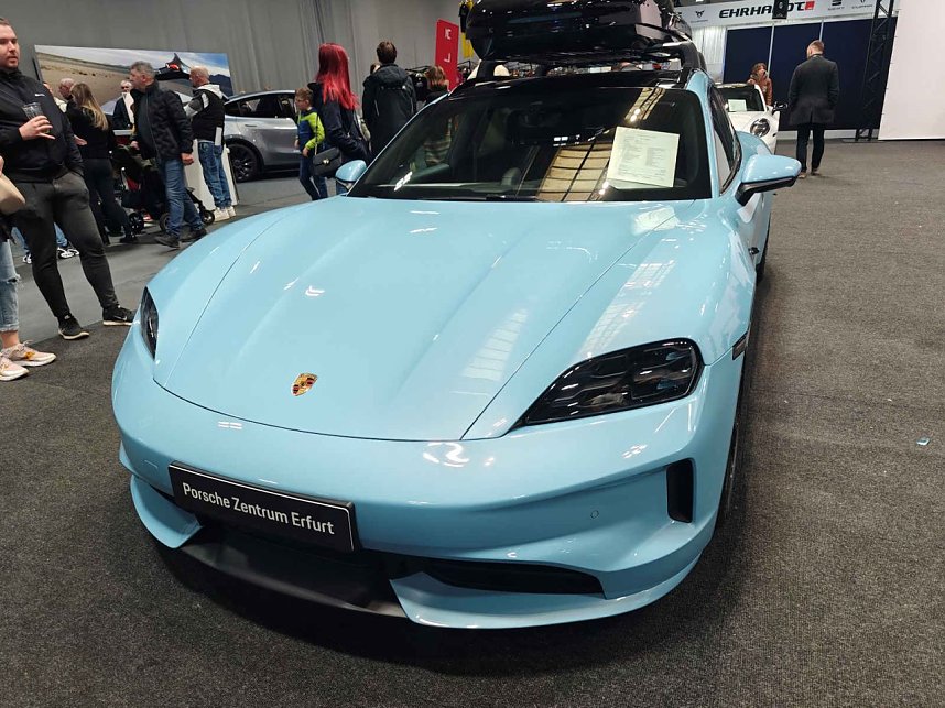 Peter Blei unterwegs auf der Automesse Erfurt