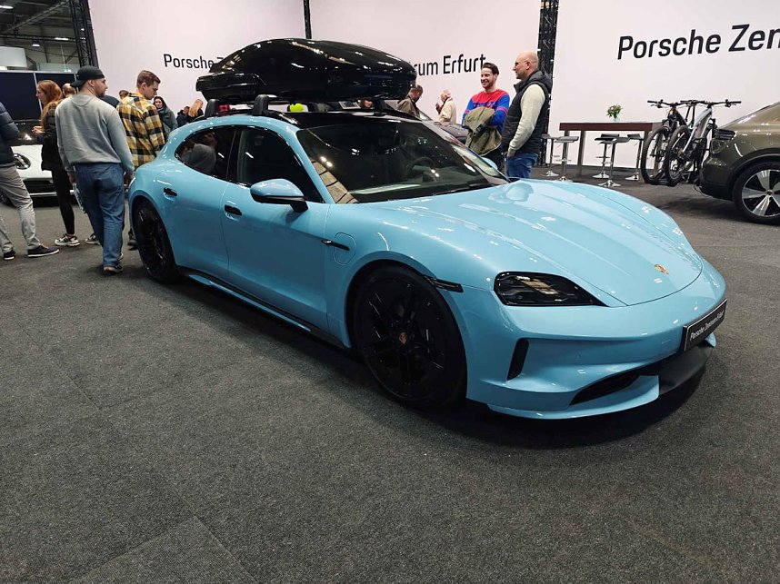 Peter Blei unterwegs auf der Automesse Erfurt