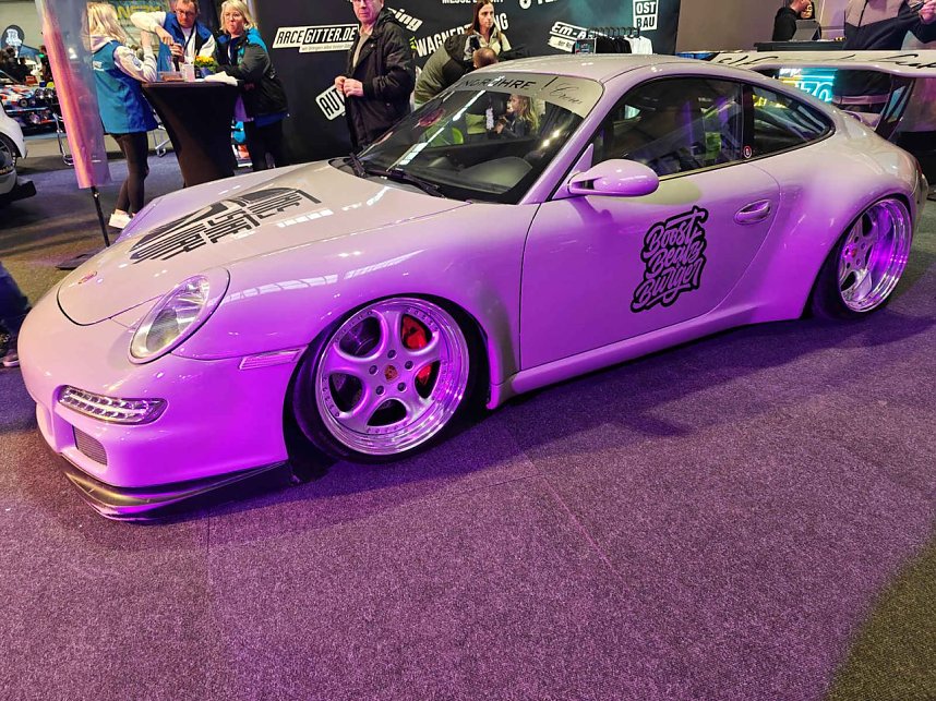 Peter Blei unterwegs auf der Automesse Erfurt