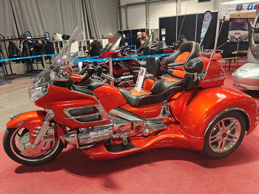 Peter Blei auf der Motorradmesse Erfurt