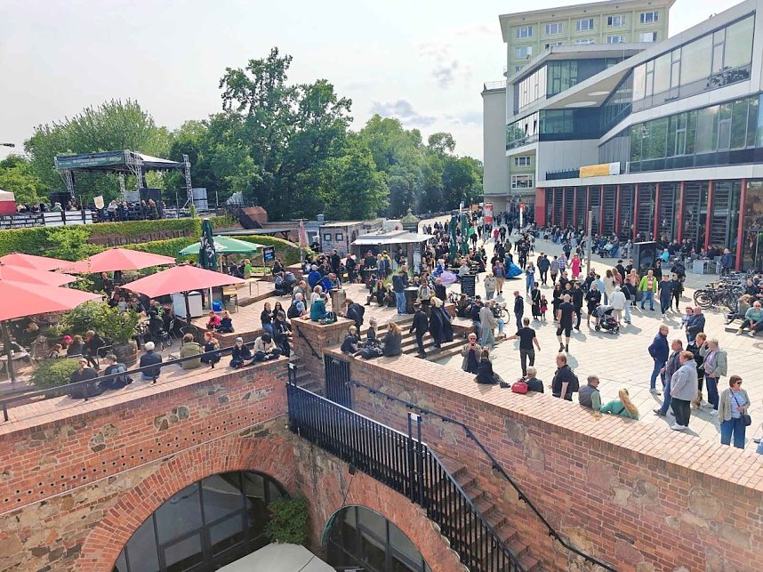 Peter Blei beim "WGT" in Leipzig