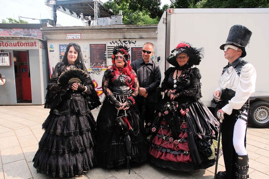 Peter Blei beim "WGT" in Leipzig