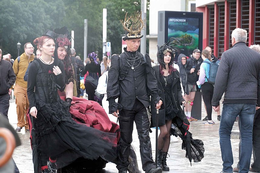 Peter Blei beim "WGT" in Leipzig