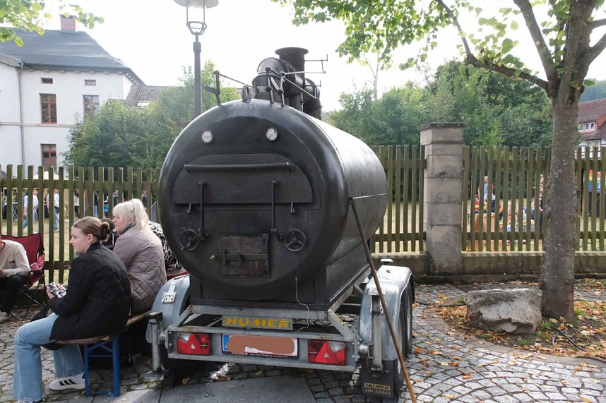 Peter Blei unterwegs beim Klostermarkt in Walkenried
