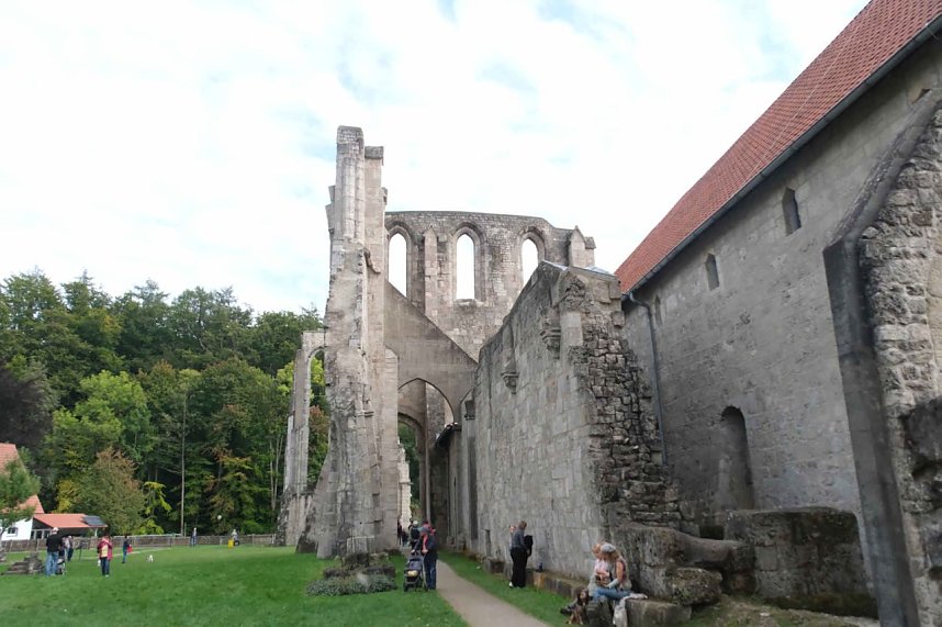 Peter Blei unterwegs beim Klostermarkt in Walkenried