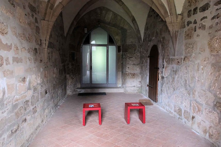 Peter Blei unterwegs beim Klostermarkt in Walkenried