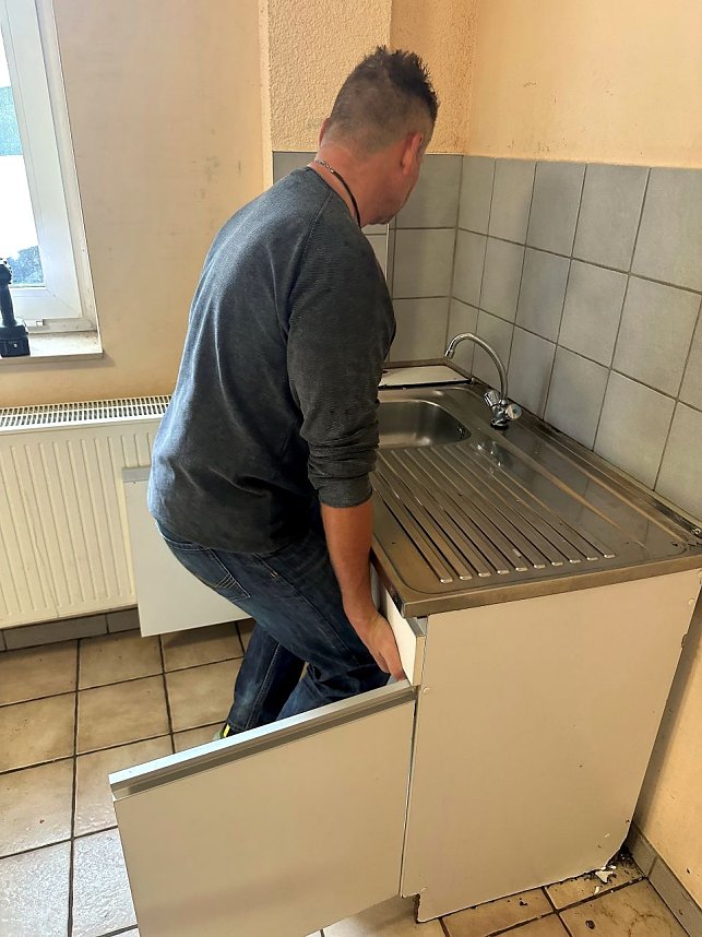 Arbeiten in der Gemeindek&uuml;che