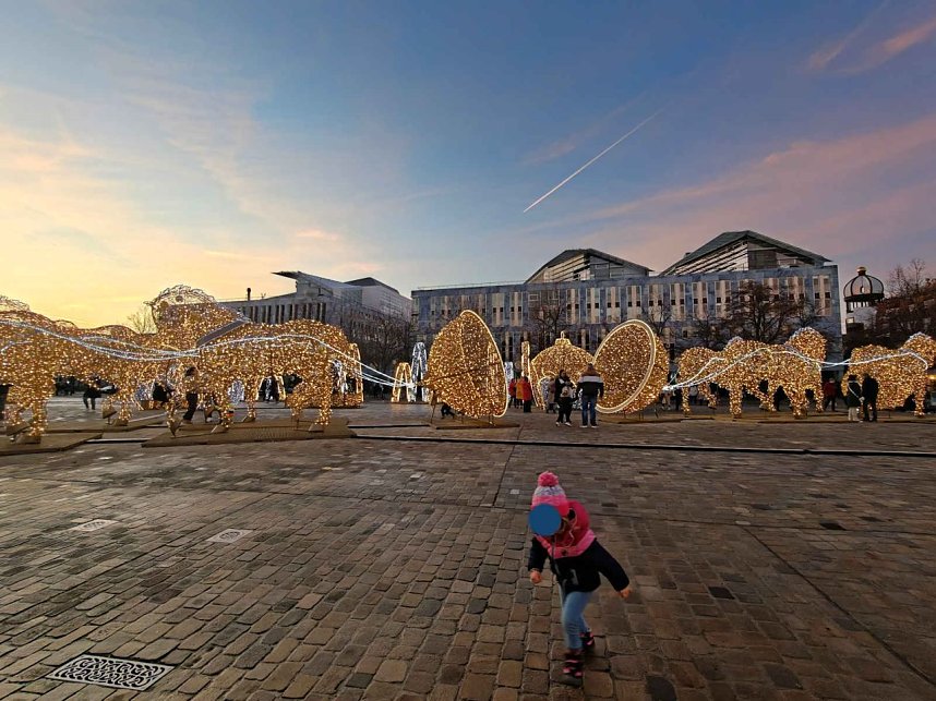 Peter Blei unterwegs in Magdeburg