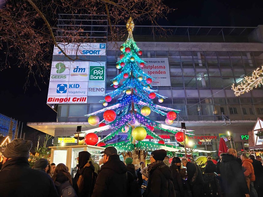 Peter Blei unterwegs in Magdeburg