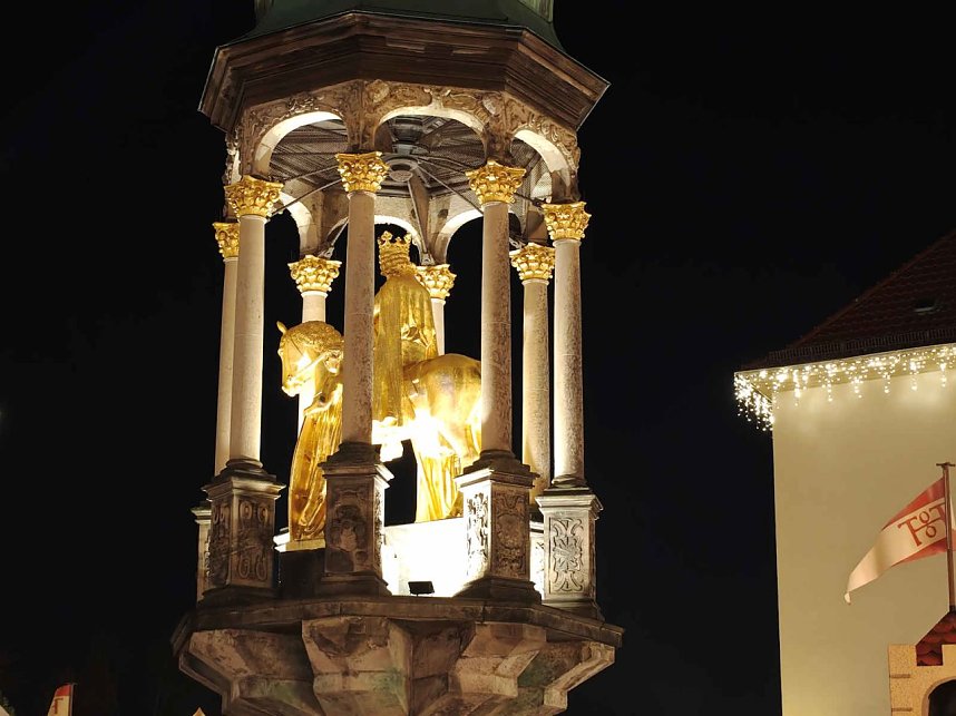 Peter Blei unterwegs in Magdeburg