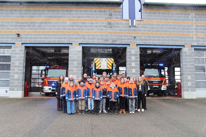 Heiligenst&auml;dter Jugendfeuerwehr im Erzgebirge