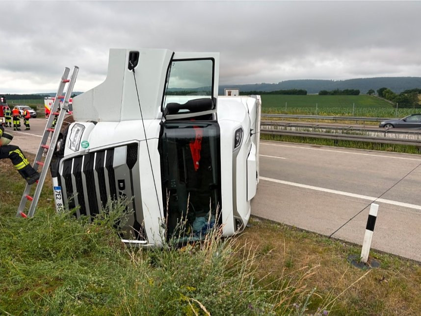 Unfall auf der A 38