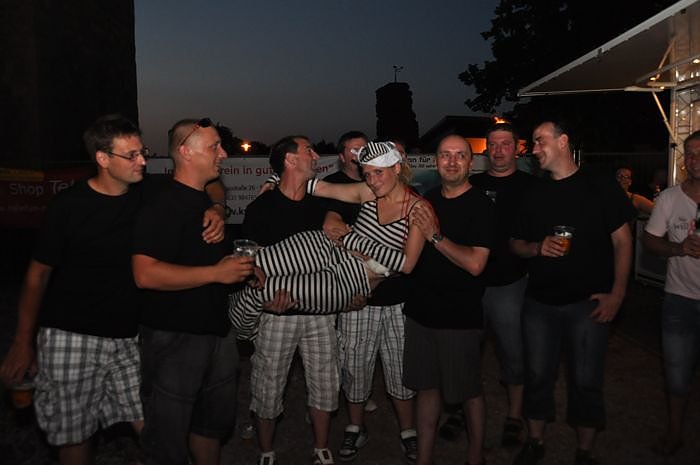 Public Viewing auf den Petersberg